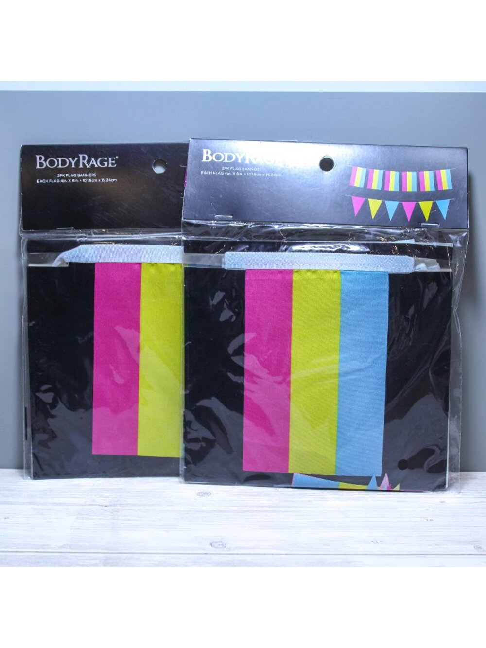 x2 2 Pk Pride LGBTQ Flag Pansexual String Banner Garland Mini Flags